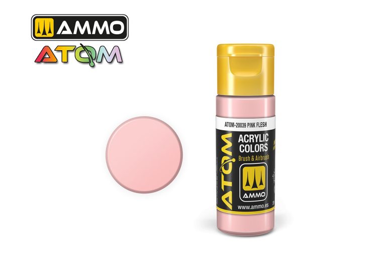 Ammo Atom Acrylic Colors - Pink Flesh (20ml)