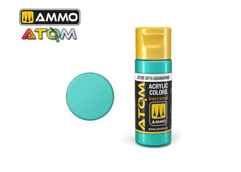 Ammo Atom Acrylic Colors - Aquamarine (20ml)