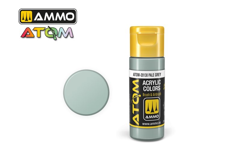 Ammo Atom Acrylic Colors - Pale Grey (20ml)