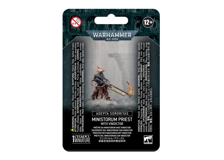Warhammer 40K: Adepta Sororitas - Ministorum Priest with Vindictor [52-51]