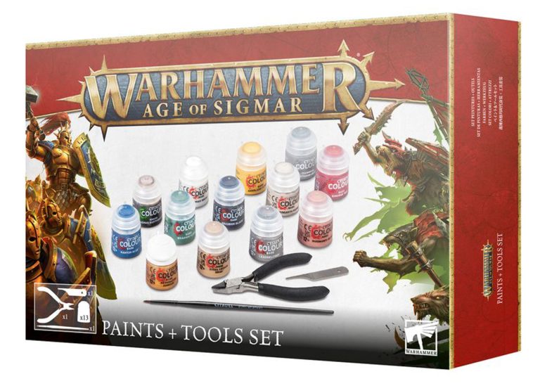 Age of Sigmar: Paints + Tools Set [80-17]