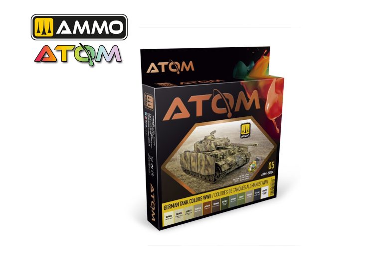 Mig Ammo - Atom German Tank Colors WWII Paint Set (12 x 20ml)