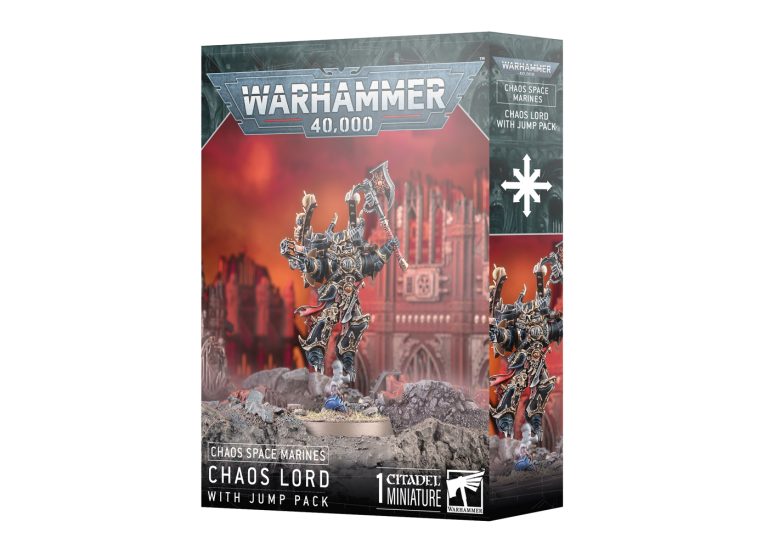 Warhammer 40K: Chaos Space Marines - Chaos Lord with Jump Pack [43-101]