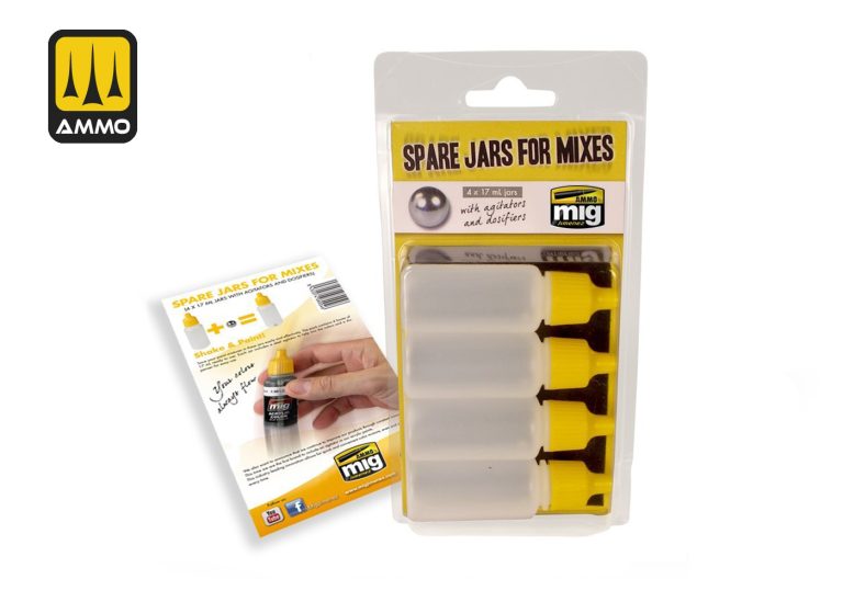 Ammo - Spare Jars for Mixes (4 x 17ml Bottles)